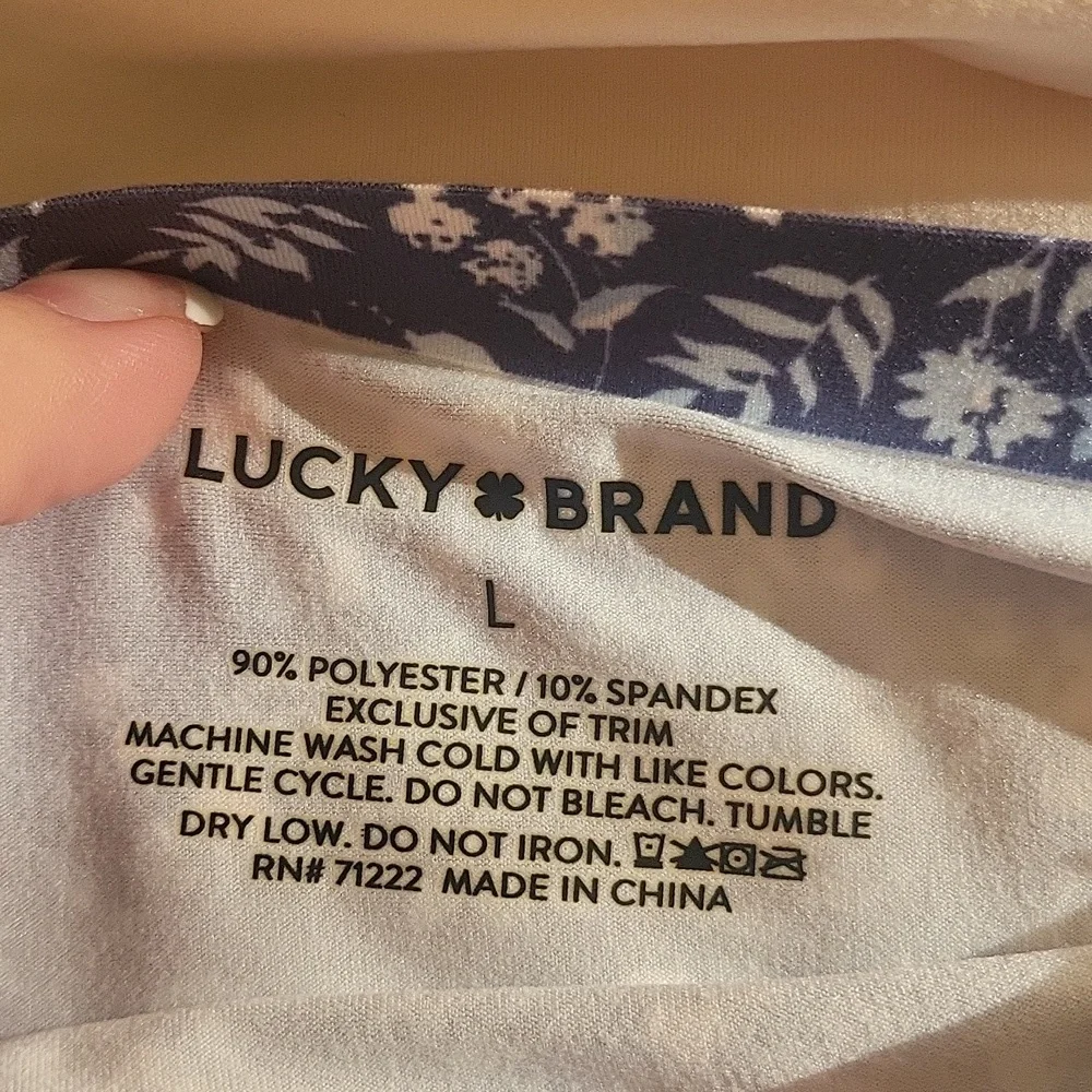 NWT LUCKY BRAND Women's Hipster no-show panties (set of 5) size L - Picture 5 of 5